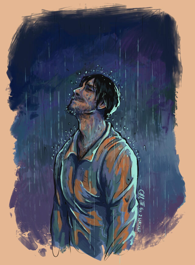 Personal art based on the game Disco Elysium