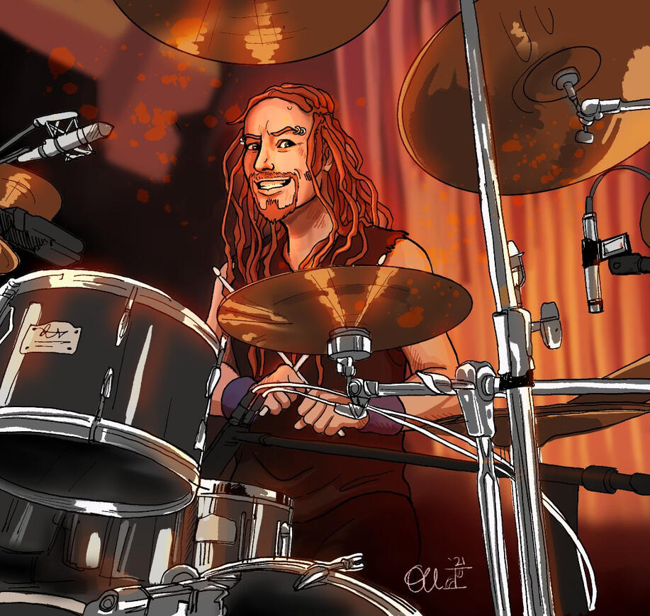 Pickles the Drummer fanart from Metalocalypse