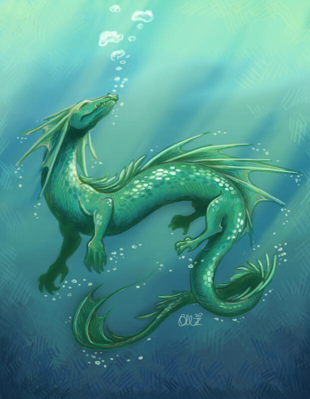 Personal art, Sea serpent